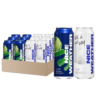 클룹 제로소다 청사과+소다, 12개, 500ml