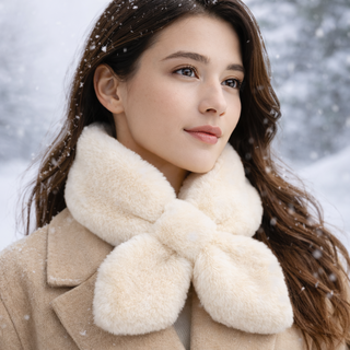 1+1 벨류트 쁘띠 퍼목도리 여성 에코퍼 2개