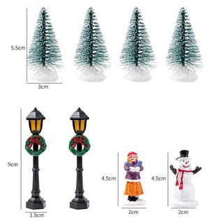 크리스마스트리 피규어전시스탠드 세비아숲, 트리가로등세트
