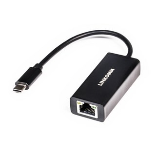 【LINKOMM】外接網卡 1G網卡 USB 3.0 TYPEC 轉網路孔 1000M Gigabit 乙太網路, Type C