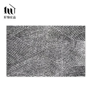 好物良品 藝術枯山水玄關刮泥墊 - 獨家設計 大尺寸 可剪裁 除塵墊 大門墊, 1個