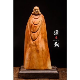太行山崖柏根雕 彌勒佛隨形木雕藝品 yo105, 1個