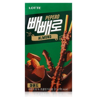 롯데제과 아몬드 빼빼로, 40g, 8개