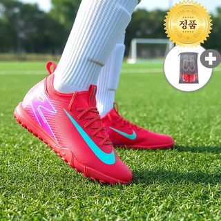 나이키 키즈 풋살화 주니어 머큐리얼 베이퍼 16 아카데미 TF 축구화 유소년 인조잔디 맨땅용 레드 발편한 가벼운