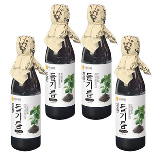 마미레 고소한 진한 전통압착 들기름 350ml 방앗간, 4개