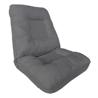 多段可調折疊和室椅 懶人沙發地板椅 單人休閒椅 臥室客廳折疊椅, 豆腐單人沙發-深灰(一張訂單限一個