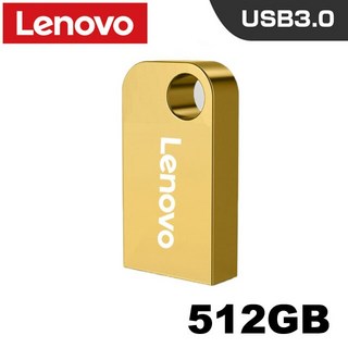 Lenovo 미니 펜 드라이브 2TB Memoria USB 플래시 드라이브 1TB 금속 유형 C 고속 USB 3.0 방수 Pendrive 512GB 스틱 어댑터, 1개