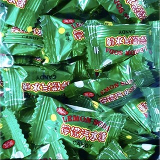 萬成 檸檬汽水糖 沙士糖 古早味零食 糖果, 2g, 10個