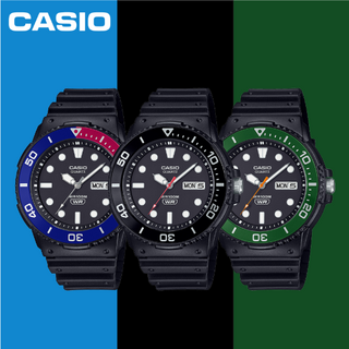 카시오 다이버 아날로그 회전베젤 우레탄 패션 손목시계 MRW-230H 3종