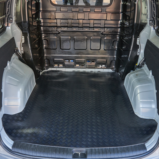 기아 PV5 카고 밴 패신저 적재함 고무매트 풀커버 논슬립 방수 화물 바닥매트 PVC 맞춤형, 블랙, PV5 패신저 5인승 적재함 고무매트