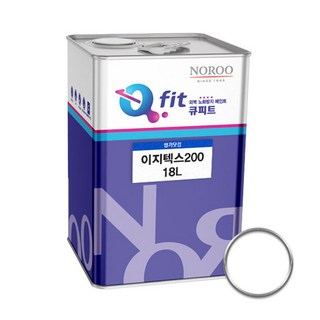 이지텍스 200 18리터 노루페인트 수성 외부용 페인트 콘크리트 외벽용, 백색, 18L, 1개