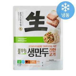 풀무원 생만두 진한고기 400g, 1개