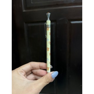 拉拉熊自動筆 - 韓國空運正版授權，0.5mm自動鉛筆，可愛懶熊/茶熊/白熊/蜜茶熊/蜂蜜小熊, 1個, 黃色