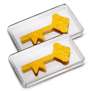 러브넛 순금 행운 부모님 기념일 친구 가족 합격 기원 선물 성공의 황금열쇠(0.05g) 2개입