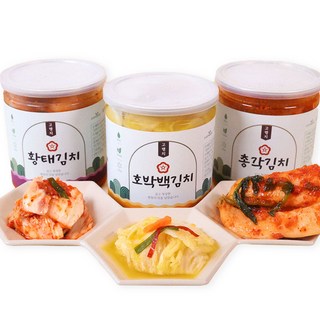 [평창꽃순이] 캔김치, (캔)호박백김치 650g, 1개, 650g