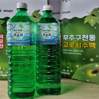 청정무주 반딧불 고로쇠수액 고로쇠물[산지직송], 1.5L, 6개
