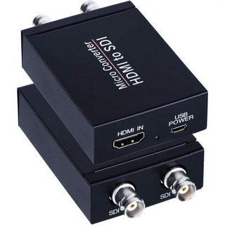 ENBUER HDMISDI 컨버터 HDMI in Two SDI 출력 SD HD 3GSDI 비디오 어댑터 자동 포맷 감지 카메라용 스테레오 오디오 임베더, HDMI to SDI, 1개