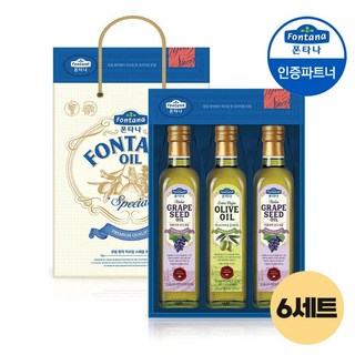 폰타나 스페셜 오일세트 3호 x6박스 /명절/선물세트, 6세트