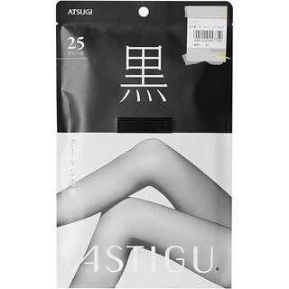 ATSUGI 厚木 黑 25D 性感 漆黑 遮瑕天鵝絨 美腳 透膚絲襪