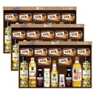 종합 16호 선물세트 3박스 쇼핑백 구성 추석 선물세트, 3개