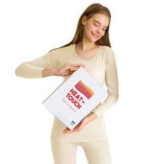 마른파이브 여성용 히트터치 기모 발열내의 세트