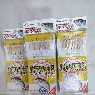 Hayabusa 魚皮鉤 TWM-40 日本魚皮鉤 7連鉤 小魚專科 船釣 小搞搞 花飛 巴郎, 1個, 13號