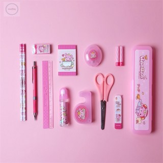 지퍼가방문구세트2 핑크 7세여아선물, 단품