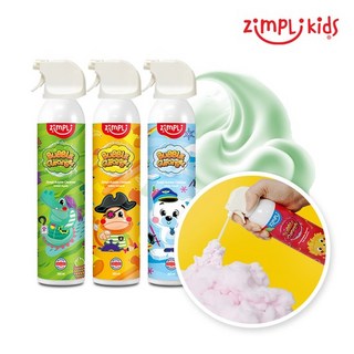 짐플리키즈 유아버블클렌저 버블건 300ml 3종 세트 (사과/바나나/복숭아), 없음