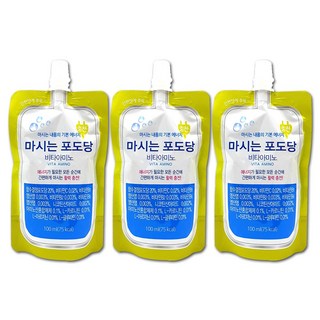 일화 마시는 포도당 비타아미노, 100ml, 3개