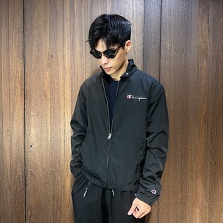 Champion 防風外套 經典logo 黑色