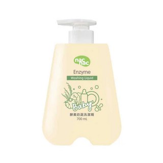 nac nac 酵素奶瓶清洗液 700ml - 天然酵素配方，溫和洗淨，呵護寶寶健康, 1個