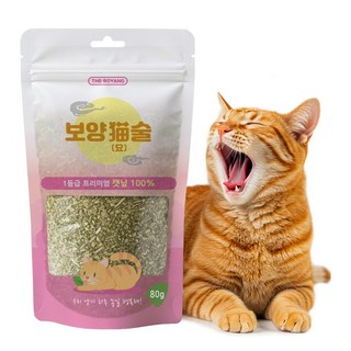 더보양 보양묘술 고양이 천연 수제 제품, 1개, 80g, 캣닢 가루