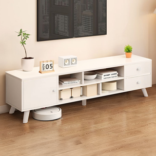오아루 티비다이 서랍 도어 거실장, 화이트
