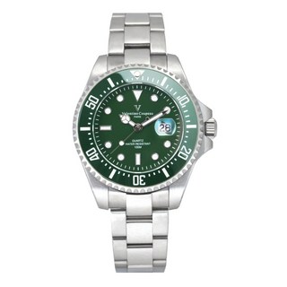 【SC】極致經典范倫鐵諾水鬼實心錶殼 加大款 防刮鏡面 Valentino原廠公司貨 夜光潛水錶 大錶徑 綠水鬼 黑水鬼