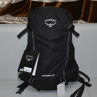 【好物推薦】小鷹OSPREY包 34陞戶外雙肩鬧 背包登山包 徒步運動包 22陞背包30陞 大容量多夾層背包 騎行包, 22陞黑色
