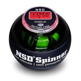 NSD Power 스피너 자이로스코프 손목 및 팔뚝 운동기구 악력 증가 자동시작 LCD카운터 기능 167265, NSD Spinner Power 스피너 자이로스코프 손