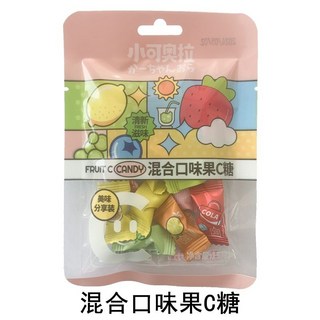 小可奧拉維C維生素C含片 (薄荷味 百香果 青提味) 壓片糖果, 1個, 混合口味果C糖15g*40包【約552顆