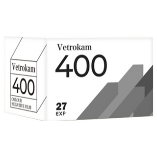 柯達 Vetrokam 歐洲沃克底片 Vetrokam400 黑白負片 ISO400 27張 膠捲底片, 1個