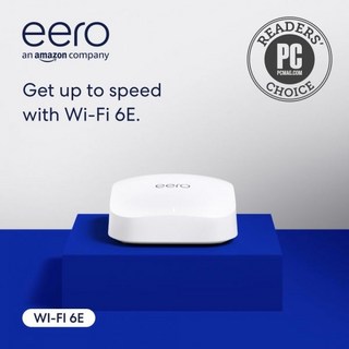 【New】Amazon eero Pro 6E - 메쉬 wifi 라우터 | Wi-Fi AXE5400 2.5Gbps 이더넷 최대 범위 190m² 동시 접, 01 1유닛(최대 wifi 범위 190m²), 1개