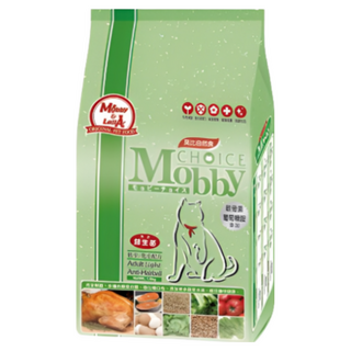 Mobby 莫比自然食系列 貓飼料 愛貓配方 貓糧, 雞, 1.5kg, 1個