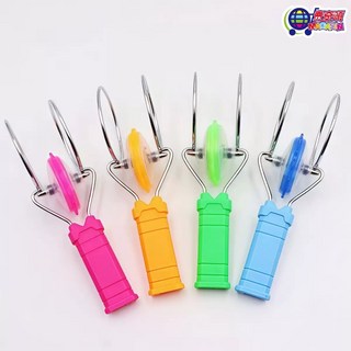 七彩手搖陀螺 磁力魔幻發光陀螺 夜市懷舊童玩 手轉魔術軌道yoyo球, 1個, 七彩