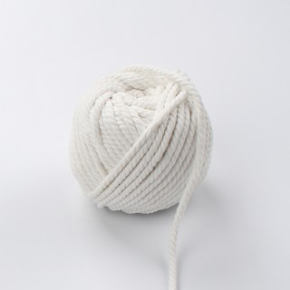 마크라메 뜨개실 우동끈 면사 트위스트 스트링 코튼 코드 DIY, 마크라메실 볼-4mm