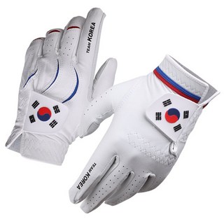 [어베이브] 팀코리아 태극기 국가대표 골프장갑, 01. 극세사 남성_왼손_24호