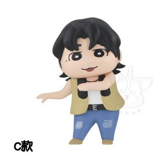 BANDAI TXT蠟筆小新排隊公仔 全6款 轉蛋 扭蛋 M.M小舖, 1個, C款/YEONJUN 2J162