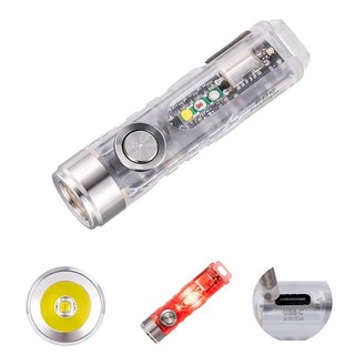 RovyVon Aurora A8 G4 키체인 손전등 USB C 충전식 650루멘 매우 밝은 소형 EDC 손전등 기어 EDC 휴대용 야외용 마그네틱 클립 및 테일 베이스 포함(3, A8G4, A8G4