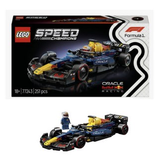 레고 스피드 챔피언 Oracle Red Bull Racing RB20 F1 레이스 카 77243, 혼합색상, 1개