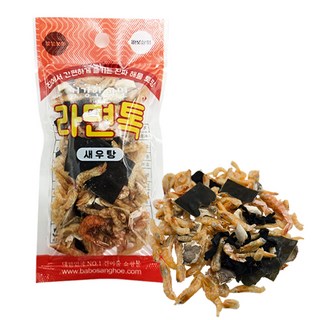 바보상회 라면 톡 해물 건더기 만능 토핑 새우 탕, 1개, 8g