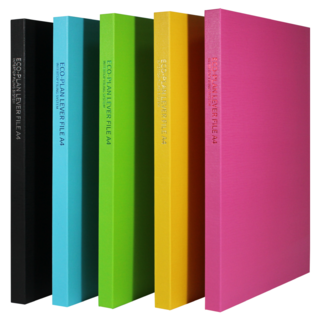 에코 레버화일 A4 상철 5가지 칼라(색상 옵션참조)5개입 1세트, 흑색