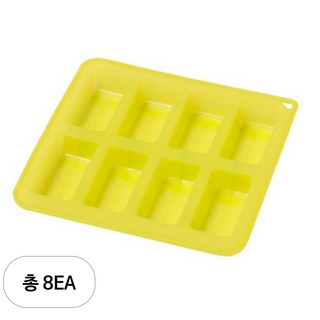 실리만 실리콘 쿠키빵틀 사각마들렌 WSK563, 8개