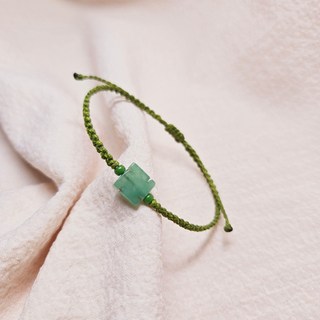 불교 만자 그린어벤츄린 8mm 매듭팔찌